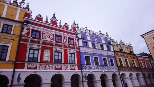 Low angle view of building against sky