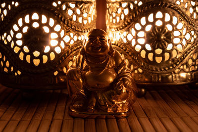 Statue of buddha in temple