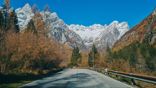 Italian alps in the autumn.