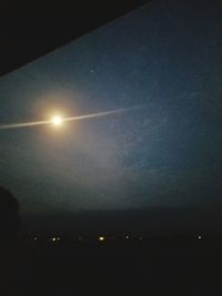 Scenic view of moon in sky