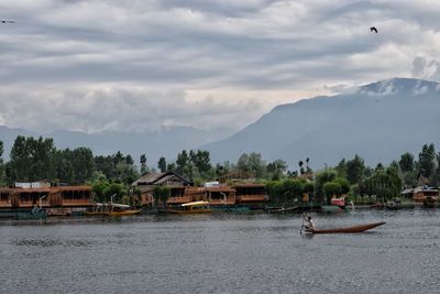 Scenic view of river against sky