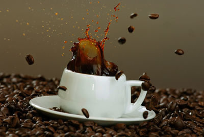 Close-up of coffee cup