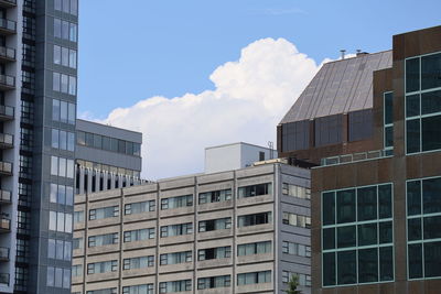 Low angle view of building against sky