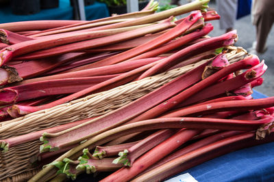 Close-up of vegetables for sale in market