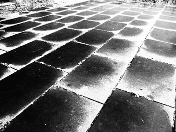 Full frame shot of paving stone