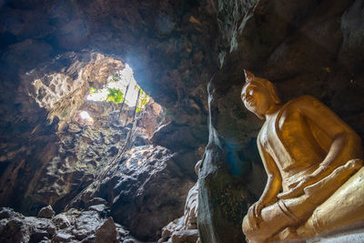 View of buddha statue