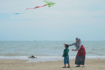 People on beach