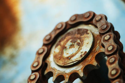 Close-up of rusty metal