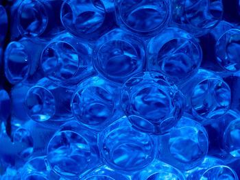 Full frame shot of bubbles in water