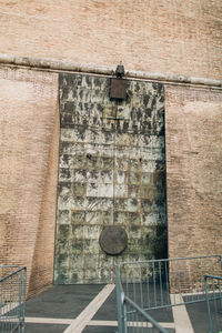 Low angle view of old building