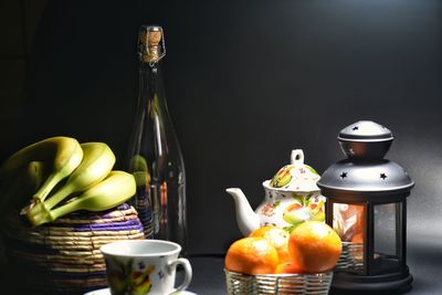 Close-up of drink on table