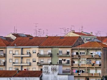 Houses in city