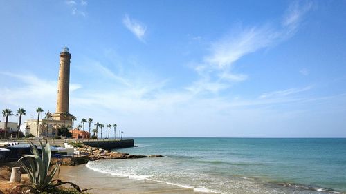 View of beach against sky