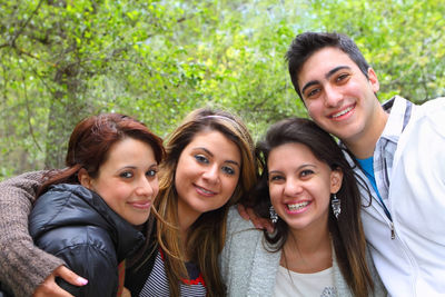 Portrait of a smiling young couple