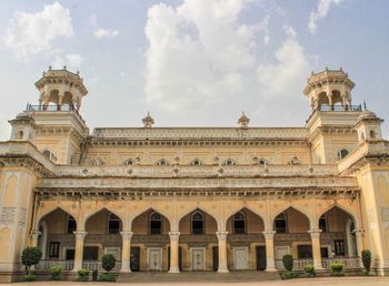 Low angle view of historical building against sky