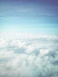 Aerial view of cloudscape