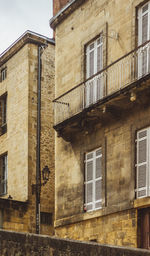 Low angle view of building against sky