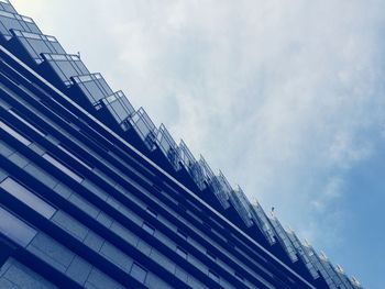 Low angle view of built structure against sky