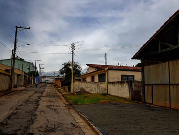 Houses against sky