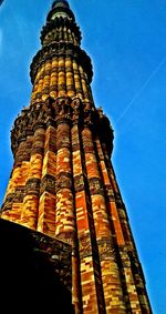 Low angle view of temple against sky