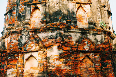 Low angle view of old building