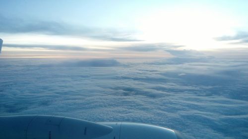 Aerial view of landscape against sky