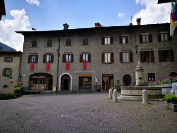 View of old building against sky