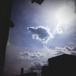 Low angle view of building against sky