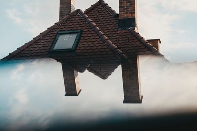 Low angle view of building against sky