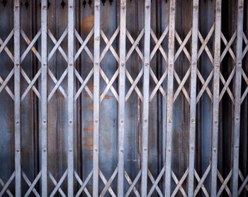 Full frame shot of closed gate