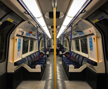 Interior of train