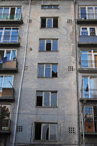 Low angle view of apartment building