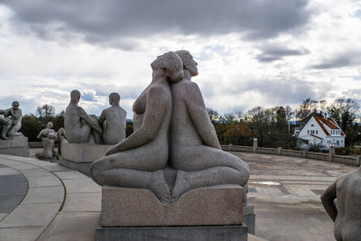 Statues at the vigeland park