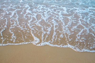 Ocean waves and sandy beaches