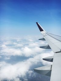 Aerial view of cloudscape against sky