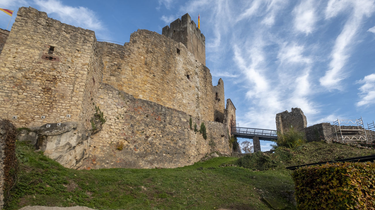 LOW ANGLE VIEW OF FORT