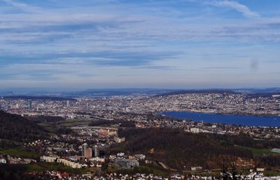 Aerial view of cityscape