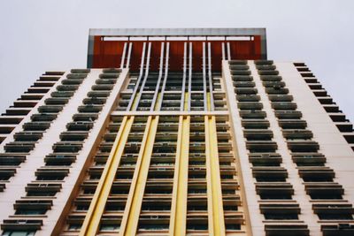 Low angle view of modern building