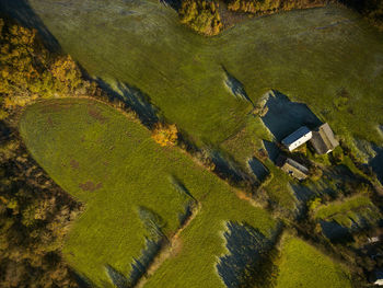 High angle view of landscape