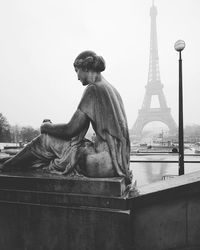Low angle view of statue
