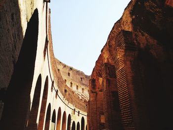 Low angle view of historical building against sky