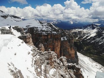 Panorama of the dolomites