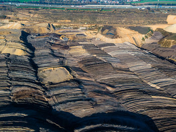 High angle view of cityscape