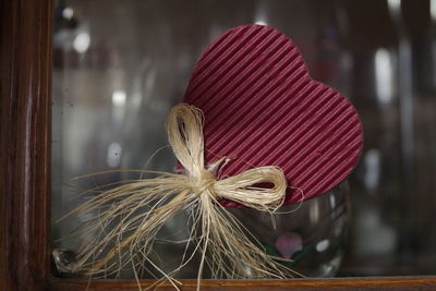 Close-up of red umbrella