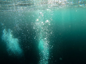 Full frame shot of blue sea