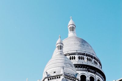 Low angle view of cathedral against clear sky