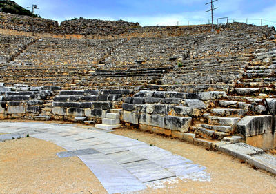 Amphitheater at archaeological site