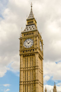 The big ben, part of the houses of parliament and iconic landmark of london, uk