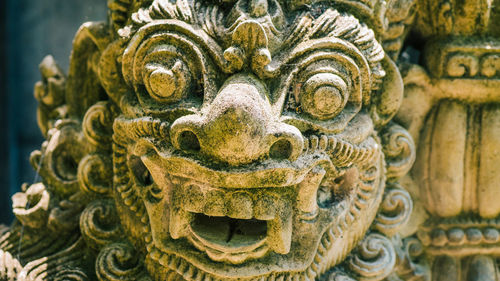 Close-up of buddha statue