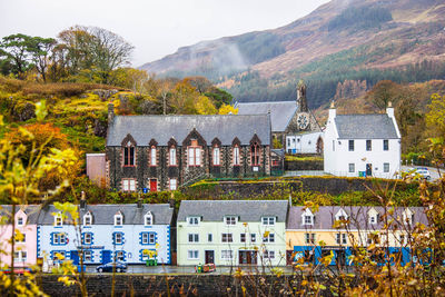 Buildings in a town